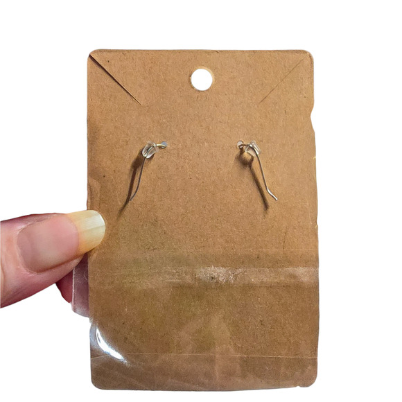 Boutique New Surfboard Gnome wooden teardrop earrings - Picture 2 of 3